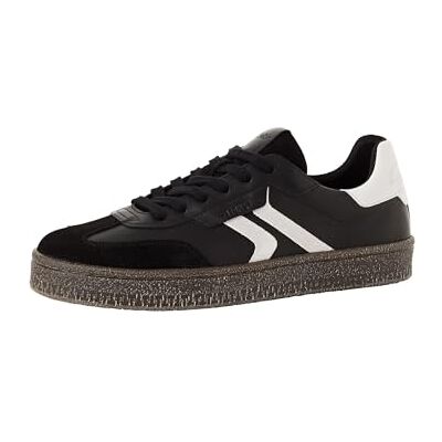Tamaris Herren Sneaker Low Leder, schwarz, 43 EU Tamaris Herren Sneaker Low Leder, schwarz, 43 EU