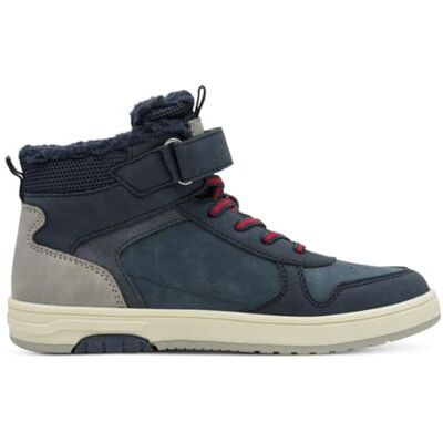 S. Oliver Jungen Sneaker flach High Top Wasserabweisend, Blau (Navy), 35 EU S. Oliver Jungen Sneaker flach High Top Wasserabweisend, Blau (Navy), 35 EU