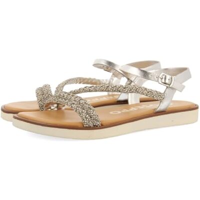GIOSEPPO Wallowa Damen Sandale, Silber, 37 EU, silber, 37 EU GIOSEPPO Wallowa Damen Sandale, Silber, 37 EU, silber, 37 EU