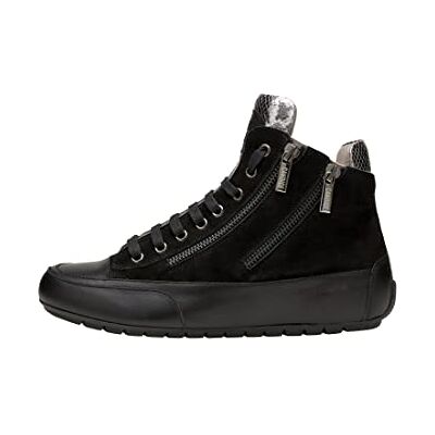 Candice Cooper Damen Lucia Zip Sneaker, Black, 34 EU Candice Cooper Damen Lucia Zip Sneaker, Black, 34 EU