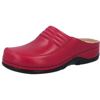 Berkemann Damen Victoria Clogs, Rot Weinrot, 38 EU Berkemann Damen Victoria Clogs, Rot Weinrot, 38 EU