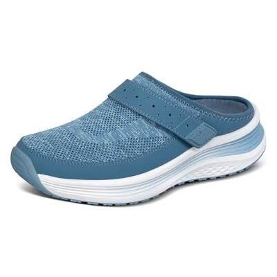 Orthofeet Iris Orthopädische Damen Stretch-Clogs Slip-On Mules Für Drinnen Und Draußen, Verstellbarer Riemen, Wasserabweisend, Griffige Sohle Und Fußgewölbestütze Orthofeet Iris Orthopädische Damen Stretch-Clogs Slip-On Mules Für Drinnen Und Draußen, Verstellbarer Riemen, Wasserabweisend, Griffige Sohle Und Fußgewölbestütze
