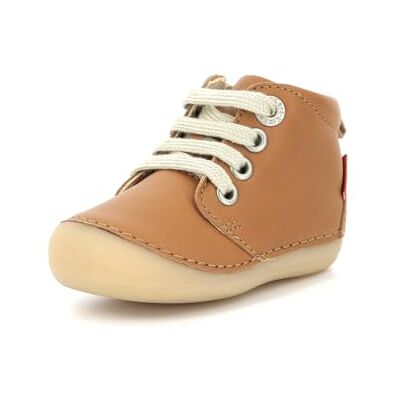 Kickers Jungen Unisex Kinder Sonizip Oxford-Schuh, Camel, 18 EU Kickers Jungen Unisex Kinder Sonizip Oxford-Schuh, Camel, 18 EU