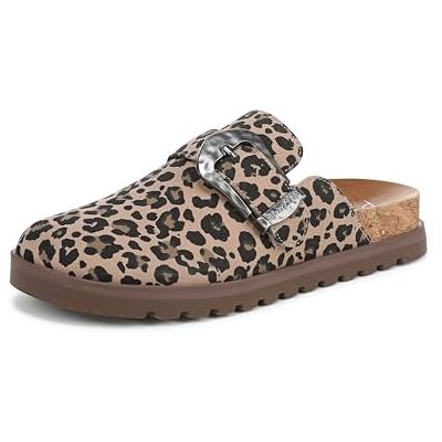 Blowfish Sienna Pantoletten für Damen, Leoparden-Wildlederimitat, Mittel, EU 42 Blowfish Sienna Pantoletten für Damen, Leoparden-Wildlederimitat, Mittel, EU 42