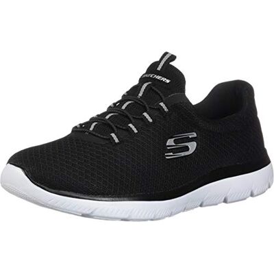 Skechers Summits Schwarz/Weiß 8,5 C - Breite - Schuh Skechers Summits Schwarz/Weiß 8,5 C - Breite - Schuh