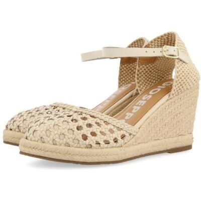 GIOSEPPO Sandalen 72281 Serignan aus geflochtenem Leder, elfenbein, 41 EU GIOSEPPO Sandalen 72281 Serignan aus geflochtenem Leder, elfenbein, 41 EU