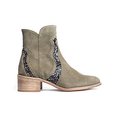 Howsty AB0022, Damen Kurzschaft Stiefel, Grün Grün (Kaki 06) Größe: 41 EU Howsty AB0022, Damen Kurzschaft Stiefel, Grün Grün (Kaki 06) Größe: 41 EU