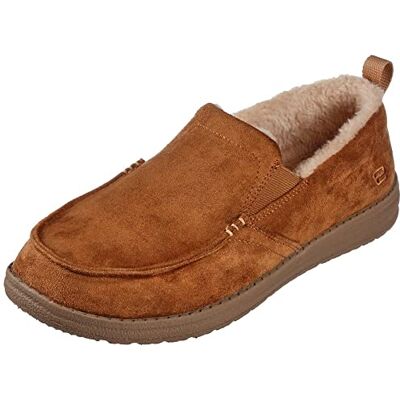 Skechers Herren Melson Slipper Hausschuh, hautfarben, 41 EU Skechers Herren Melson Slipper Hausschuh, hautfarben, 41 EU