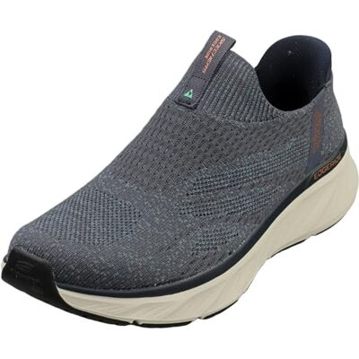 Skechers Herren Edgeride Commissioner Slip-InTurnschuhe, Navy Knit/Orange Trim, 43 EU Skechers Herren Edgeride Commissioner Slip-InTurnschuhe, Navy Knit/Orange Trim, 43 EU