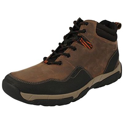 Clarks Walbeck Top Mens Brown Leather, 8 Clarks Walbeck Top Mens Brown Leather, 8