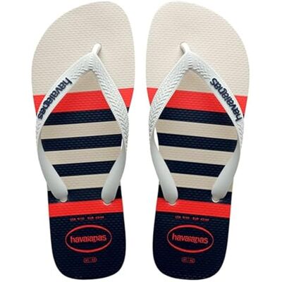 Havaianas Top Nautical Herren FlipFlop White/White/Navy Blue 37 EU Havaianas Top Nautical Herren FlipFlop White/White/Navy Blue 37 EU