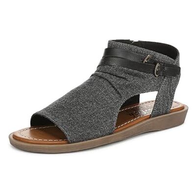 Blowfish Denver Flache Sandale für Damen, Schwarz, Mittel, EU 40 Blowfish Denver Flache Sandale für Damen, Schwarz, Mittel, EU 40