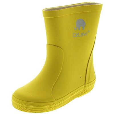 Celavi Unisex Kinder Basic Wellies Solid Regenboot, Gelb, 27 EU Celavi Unisex Kinder Basic Wellies Solid Regenboot, Gelb, 27 EU
