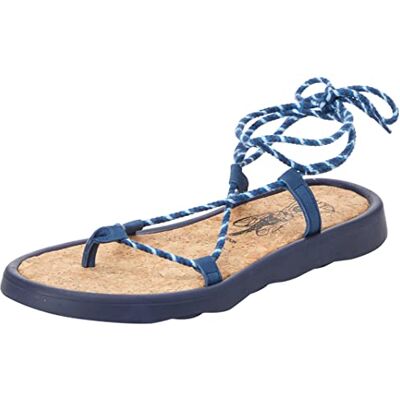 FLY London Women's Tace874fly Flat Sandal, blau, 41 EU FLY London Women's Tace874fly Flat Sandal, blau, 41 EU
