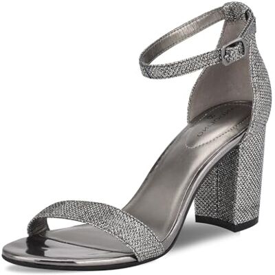 Bandolino Damen Armory Sandale mit Absatz, Gunmetal, 41.5 EU Bandolino Damen Armory Sandale mit Absatz, Gunmetal, 41.5 EU