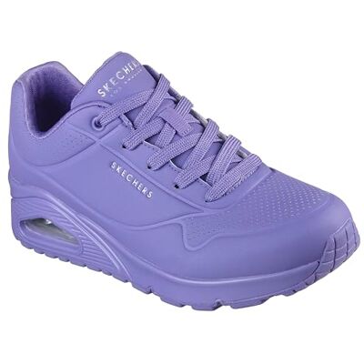 Skechers Damen Uno Stand On Air Turnschuhe, Lilac Durabuck/ Mesh, 39.5 EU Skechers Damen Uno Stand On Air Turnschuhe, Lilac Durabuck/ Mesh, 39.5 EU