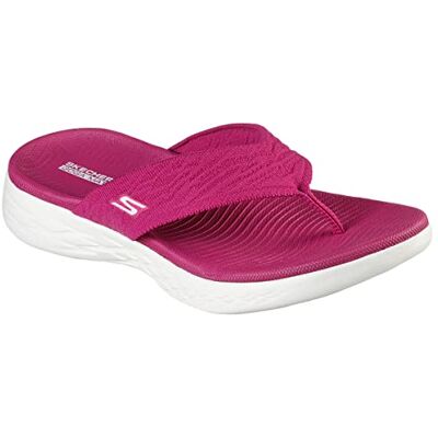 Skechers On-The-go 600 Sunny Damen-Flip-Flop, Fuscia, 41 EU Skechers On-The-go 600 Sunny Damen-Flip-Flop, Fuscia, 41 EU