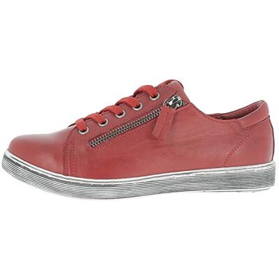 Andrea Conti Damen Schnürschuhe Leder Halbschuhe 0347893, Größe:40 EU, Farbe:Rot Andrea Conti Damen Schnürschuhe Leder Halbschuhe 0347893, Größe:40 EU, Farbe:Rot