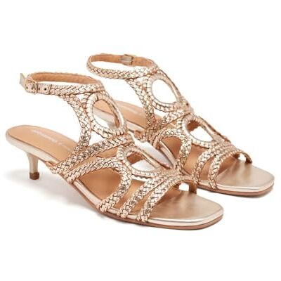 GIOSEPPO Damen 92236 Sandale, Platinfarben, 35 EU GIOSEPPO Damen 92236 Sandale, Platinfarben, 35 EU