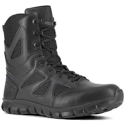 Reebok Mens Sublite Cushion 8 Inch Electrical Soft Toe Work/Duty Black Reebok Mens Sublite Cushion 8 Inch Electrical Soft Toe Work/Duty Black