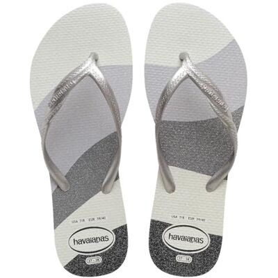 Havaianas Fantasia Gloss Damen FlipFlop White/Silver 41 EU Havaianas Fantasia Gloss Damen FlipFlop White/Silver 41 EU