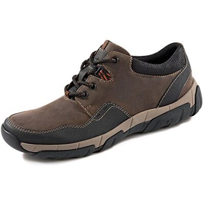Clarks Herren Walbeck Edge Sneakers, Braun (Brown Weather Proof Lea), 42 EU Clarks Herren Walbeck Edge Sneakers, Braun (Brown Weather Proof Lea), 42 EU