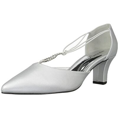 Easy Street Damen Moonlight Dress Pump, Silber (Silberfarben Silver Satin), 38.5 EU Easy Street Damen Moonlight Dress Pump, Silber (Silberfarben Silver Satin), 38.5 EU