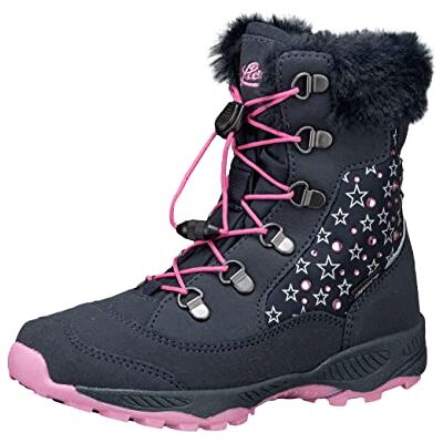 Lico Marie Mädchen Schneestiefel, marine/rosa, 37 EU Lico Marie Mädchen Schneestiefel, marine/rosa, 37 EU