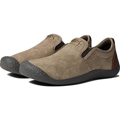 KEEN Herren Howser Canvas Low Height Casual Comfy Durable Slip on Hausschuh, Timberwolf/Bison, 42.5 EU KEEN Herren Howser Canvas Low Height Casual Comfy Durable Slip on Hausschuh, Timberwolf/Bison, 42.5 EU