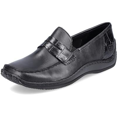 Rieker Damen Slipper L1752-00 schwarz Gr. 36 Rieker Damen Slipper L1752-00 schwarz Gr. 36
