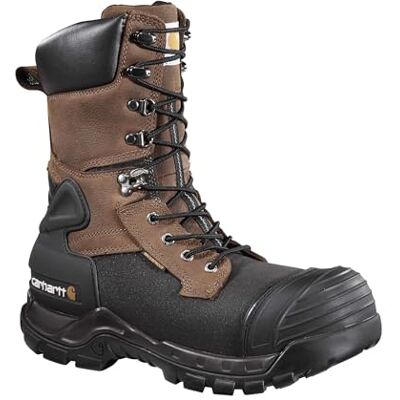 Carhartt Herren-Stiefel, 25,4 cm, wasserdicht, isoliert, braun Carhartt Herren-Stiefel, 25,4 cm, wasserdicht, isoliert, braun