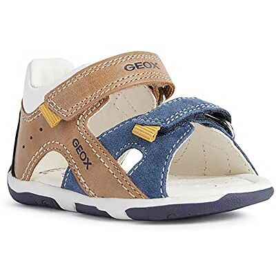 Geox Baby Jungen B Sandal Tapuz Boy A Erste Schritte,Caramel Navy,18 EU Geox Baby Jungen B Sandal Tapuz Boy A Erste Schritte,Caramel Navy,18 EU
