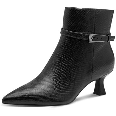 MARCO TOZZI Damen 2-25327-45 Stiefelette, Black STR, 38 EU MARCO TOZZI Damen 2-25327-45 Stiefelette, Black STR, 38 EU