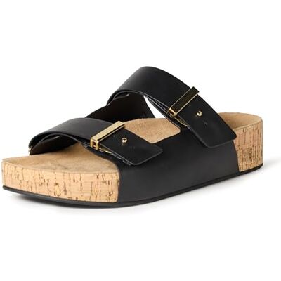 Amazon Damen Kork Sandalen, Schwarz, 39 EU Amazon Damen Kork Sandalen, Schwarz, 39 EU