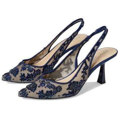 Betsey Johnson Women's Nikki Pump, Navy, 6.5 Betsey Johnson Women's Nikki Pump, Navy, 6.5