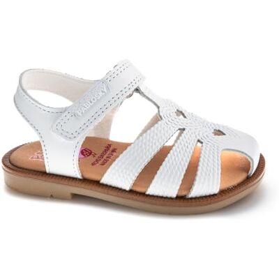 Pablosky Mary 071800 Baby-Sandalen für Mädchen, Weiß, Größe 22 Pablosky Mary 071800 Baby-Sandalen für Mädchen, Weiß, Größe 22