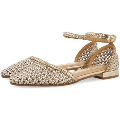 GIOSEPPO KONISPOL, Ballett Flat Damen, Gold, 36 EU, Gold, 36 EU GIOSEPPO KONISPOL, Ballett Flat Damen, Gold, 36 EU, Gold, 36 EU