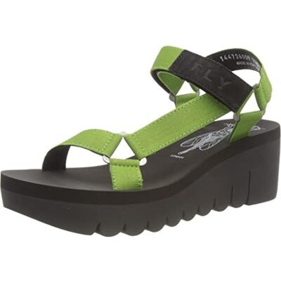 FLY London Damen Yefa726flySandale, Black Avocado Black, 5 UK FLY London Damen Yefa726flySandale, Black Avocado Black, 5 UK