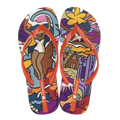 Ipanema Damen Graffiti Iv Fem Flip-Flop, Blau Gelb, 35/36 EU Ipanema Damen Graffiti Iv Fem Flip-Flop, Blau Gelb, 35/36 EU