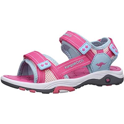 KangaROOS Damen K-Leni Kira Sandale, Blue Sky/Daisy pink, 37 EU KangaROOS Damen K-Leni Kira Sandale, Blue Sky/Daisy pink, 37 EU