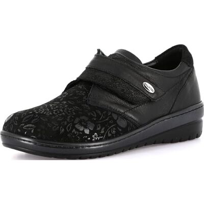 GRÜNLAND GRUNLAND-NILE-Elastischer Komfort-schuh, Herausnehmbare Re-Soft-Innensohle aus Kork und Leder, Konturierte Sohle und 3,5 cm hoher Keilabsatz GRÜNLAND GRUNLAND-NILE-Elastischer Komfort-schuh, Herausnehmbare Re-Soft-Innensohle aus Kork und Leder, Konturierte Sohle und 3,5 cm hoher Keilabsatz