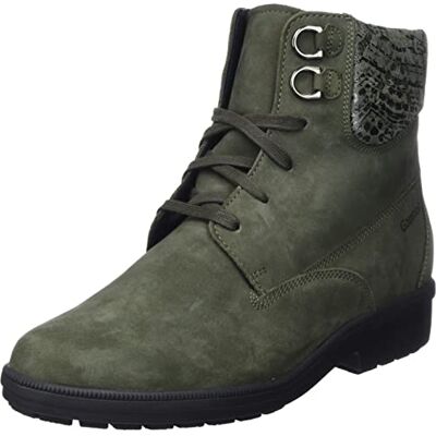 Ganter Damen Kathy-K Halblange Stiefel, Darkolive, 38 EU X-Weit Ganter Damen Kathy-K Halblange Stiefel, Darkolive, 38 EU X-Weit