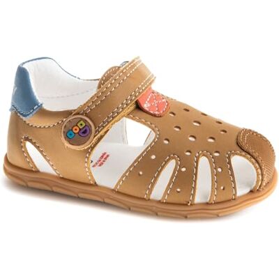 Pablosky Baby-Mädchen Zig 067484 Sandale, gelb, 18 EU Weit Pablosky Baby-Mädchen Zig 067484 Sandale, gelb, 18 EU Weit