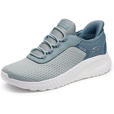 Skechers Hands Free Slip-ins Bobs Squad Chaos Sneaker für Damen, Salbei, 35.5 EU Skechers Hands Free Slip-ins Bobs Squad Chaos Sneaker für Damen, Salbei, 35.5 EU