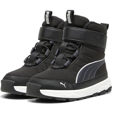 Puma Unisex Baby Evolve Boot Ac+ Inf Sneaker, Black Strong Gray White, 22 EU Puma Unisex Baby Evolve Boot Ac+ Inf Sneaker, Black Strong Gray White, 22 EU