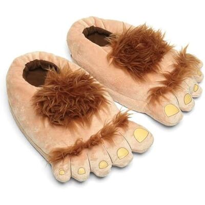 Ibeauti Furry Monster Adventure Slippers, Comfortable Novelty Warm Winter Hobbit Feet Slippers for Adults Ibeauti Furry Monster Adventure Slippers, Comfortable Novelty Warm Winter Hobbit Feet Slippers for Adults