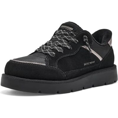 Skechers Damen Keepsakes Cozy Street Hiker Ez Turnschuhe, Black Suede Mesh, 38.5 EU Skechers Damen Keepsakes Cozy Street Hiker Ez Turnschuhe, Black Suede Mesh, 38.5 EU