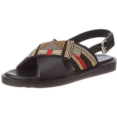 GIOSEPPO 49031, Damen Peeptoe Sandalen, Schwarz (Negro 000), 38 EU GIOSEPPO 49031, Damen Peeptoe Sandalen, Schwarz (Negro 000), 38 EU