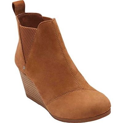 TOMS Damen Kelsey Bootsschuh, Tan Oiled Nubuck/Suede, 42 EU TOMS Damen Kelsey Bootsschuh, Tan Oiled Nubuck/Suede, 42 EU