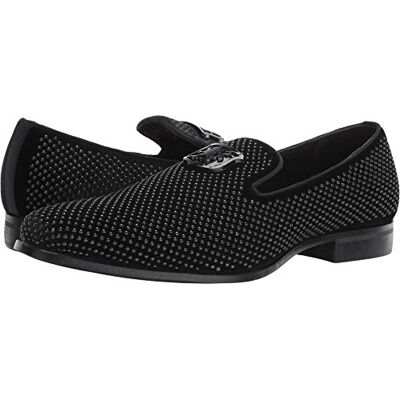 Stacy Adams Herren Swagger Fahrer-Slipper, Schwarz und Gold, 42.5 EU Stacy Adams Herren Swagger Fahrer-Slipper, Schwarz und Gold, 42.5 EU